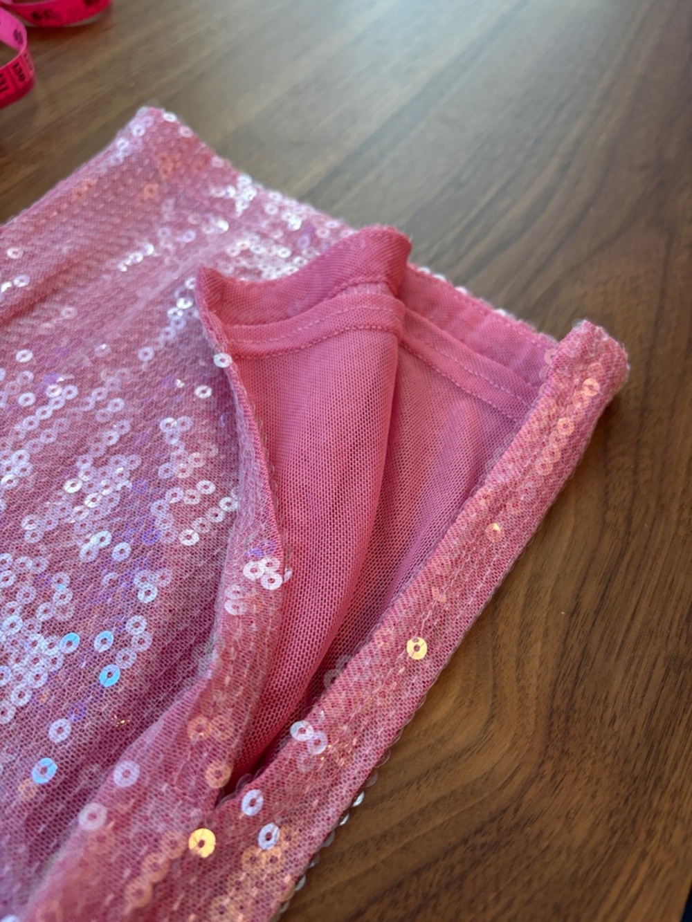 KIMCHI BLUE LILY CROPPED FLARE SEQUIN PANTS - Picture 9 of 12